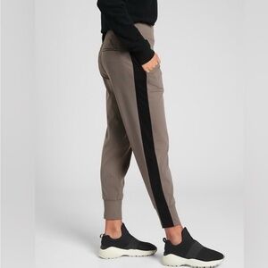 Athleta Venice Velvet Stripe Jogger Pants